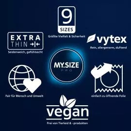 Презервативи - My.Size Pro 47, 3 шт. - 2