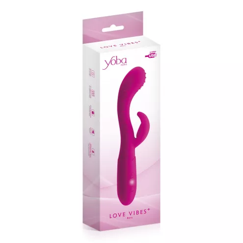 Силиконовый вибратор RABBIT YOBA + BESS VIBRATOR RABBIT USB