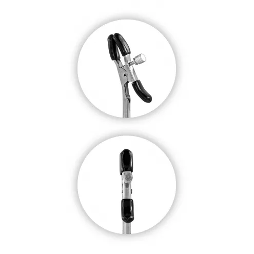 Затискачі для сосків SET 2 BLACK BREAST CLAMPS