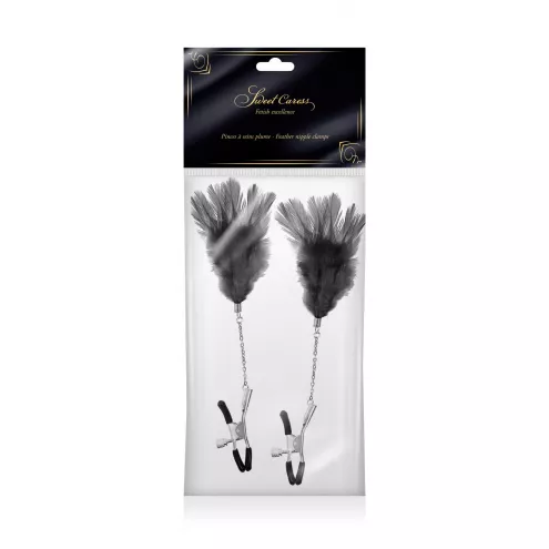 Затискачі для сосків SET 2 BLACK BREAST CLAMPS