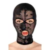 Фетишная кружевная маска от Fetish Tentation Cagoule en resille a motifs