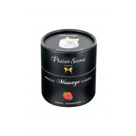 Ароматическая массажная свеча Secret Pleasure STRAWBERRY 80 ML - 2