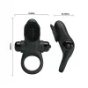 Ерекційне кільце PRETTY LOVE VIBRANT PENIS RING II Black