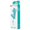 Вибратор с клиторальной стимуляцией Pretty Love Snappy light blue