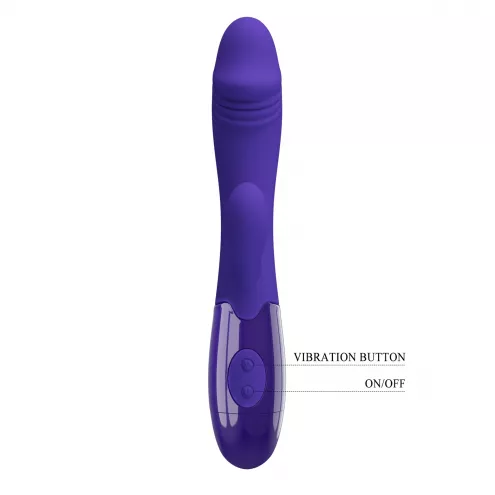 Вібратор з кліторальною стимуляцією Pretty Love Snappy Youth, 30 vibration functions