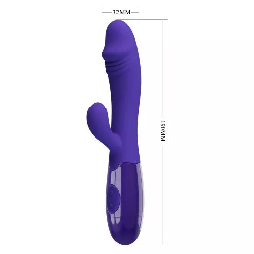 Вібратор з кліторальною стимуляцією Pretty Love Snappy Youth, 30 vibration functions