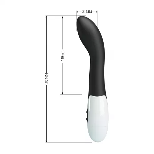 Вибратор PRETTY LOVE Bishop black 30 function