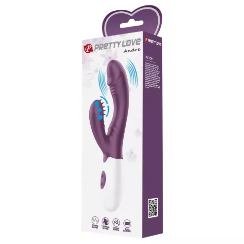 Вибратор PRETTY LOVE Andre purple, 7 function