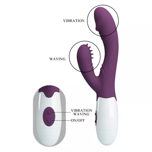 Вибратор PRETTY LOVE Andre purple, 7 function