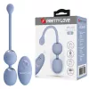 Вагінальні кульки Pretty Love Willie chaser 6, Blue, Wireless remote control