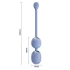 Вагінальні кульки Pretty Love Willie chaser 6, Blue, Wireless remote control