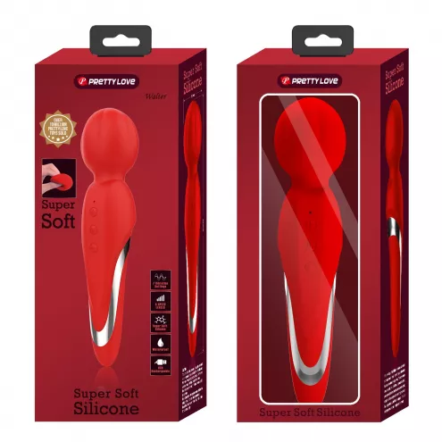 Вібромасажер PRETTY LOVE - Walter, 5 levels of speed control 7 vibration functions, Silicone ABS, US