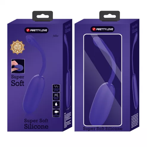 Віброяйце PRETTY LOVE JULIUS EGG Purple 12 function vibrations