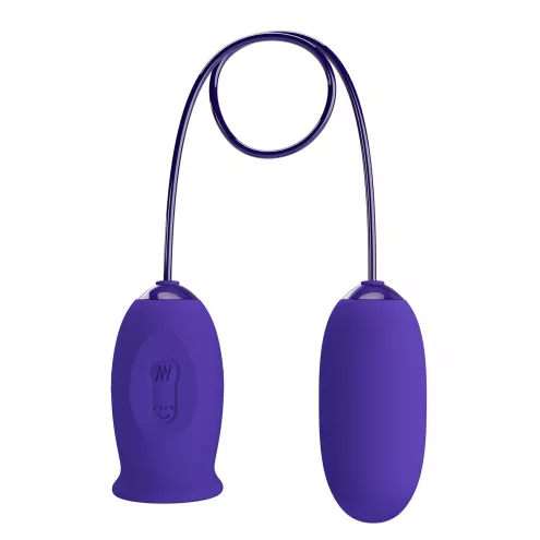 Виброяйцо PRETTY LOVE - Daisy - Youth, 12 vibration functions 3 licking settings Memory function