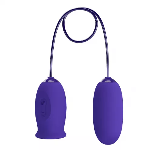 Виброяйцо PRETTY LOVE - Daisy - Youth, 12 vibration functions 3 licking settings Memory function