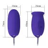 Виброяйцо PRETTY LOVE - Daisy - Youth, 12 vibration functions 3 licking settings Memory function