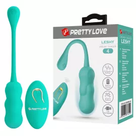 Віброяйце з дистанційним пультом керування PRETTY LOVE LESHY Dream Chaser 4, Green - 1