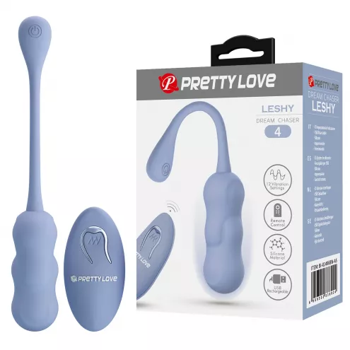 Віброяйце з дистанційним пультом керування PRETTY LOVE LESHY Dream Chaser 4, Blue