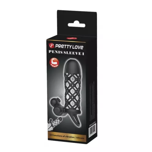 Насадка PRETTY LOVE PENIS SLEEVE I, 10 vibration functions