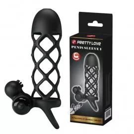 Насадка PRETTY LOVE PENIS SLEEVE I, 10 vibration functions - 1