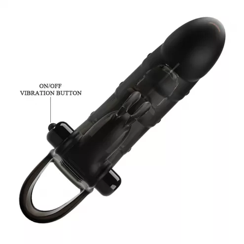 Насадка на пенис с вибро PRETTY LOVE -Cuper PENIS SLEEVE, 10 vibration functions