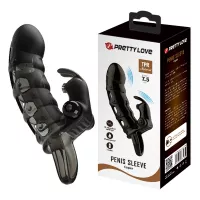 Насадка на пенис с вибро PRETTY LOVE -Cuper PENIS SLEEVE, 10 vibration functions