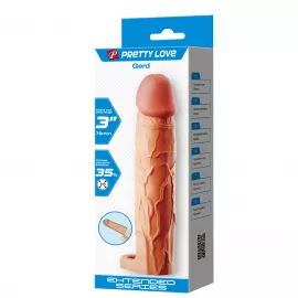 Насадка на пенис PRETTY LOVE Gerd Flesh, Extend your penis lenghth 3 (76mm) - 2