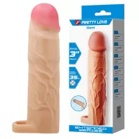 Насадка на пеніс PRETTY LOVE Gerd Flesh, Extend your penis lenghth 3 (76mm)