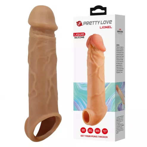 Насадка на пеніс PRETTY LOVE Lionel, Liquid silicone, GET YOUR PENIS THICKER, TPR