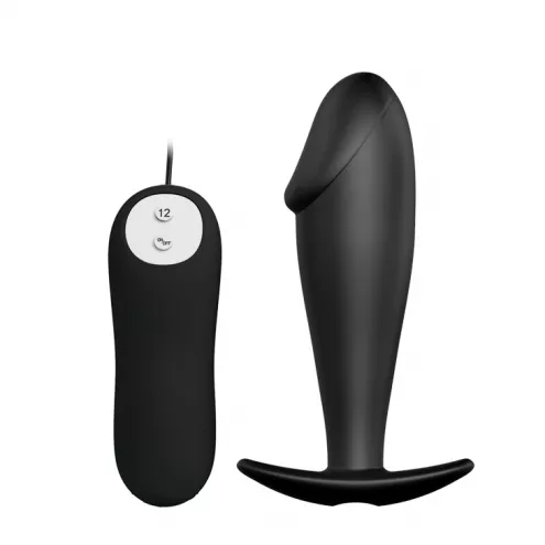 Анальна пробка з вібрацією Pretty Love Vibrating Butt Plug Black