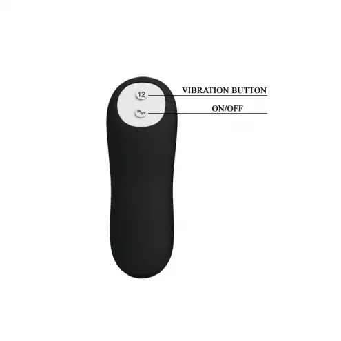 Анальна пробка з вібрацією Pretty Love Vibrating Butt Plug Black