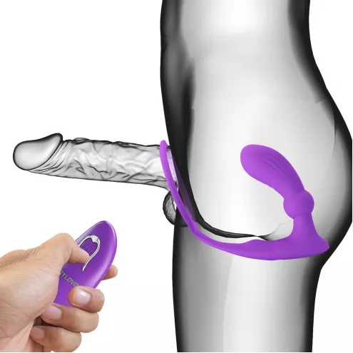 Массажер простаты PRETTY LOVE Warren Purple 12 vibration functions 12 pulse wave settings