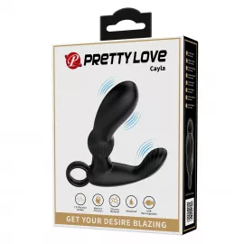 Масажер простати PRETTY LOVE Cayla black, 12 vibration functions - 2