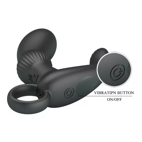 Масажер простати PRETTY LOVE Cayla black, 12 vibration functions