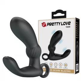 Масажер простати PRETTY LOVE Cayla black, 12 vibration functions - 1