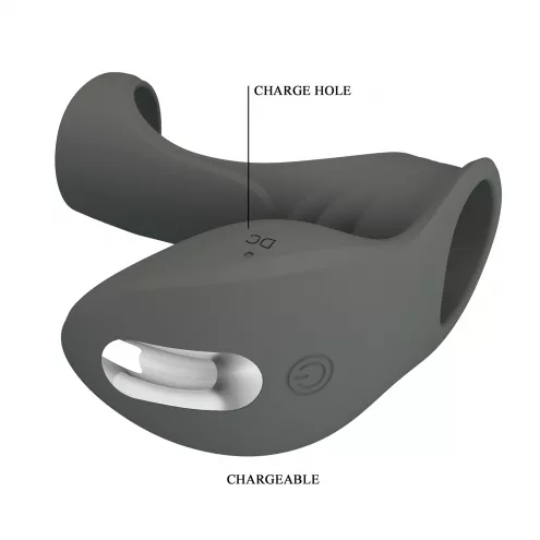 Эрекционное кольцо с вибрацией PRETTY LOVE Master ring, 7 vibration functions, Memory function