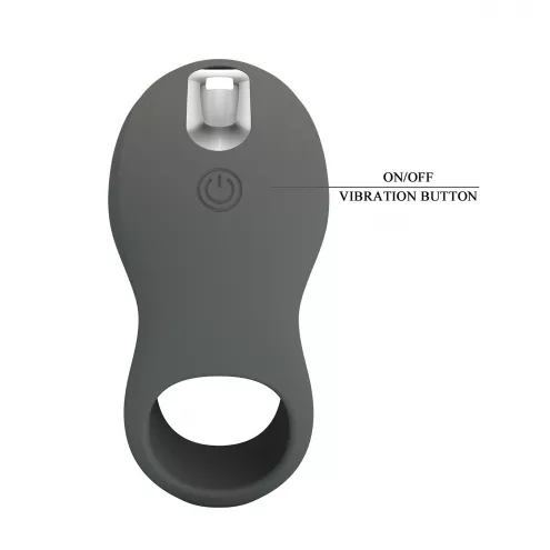 Эрекционное кольцо с вибрацией PRETTY LOVE Master ring, 7 vibration functions, Memory function