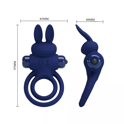 Ерекційне кільце з вібрацією PRETTY LOVE Powerful ring, 10 vibration functions