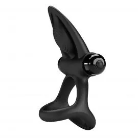 Віброкільце PRETTY LOVE VIBRANT PENIS RING I Black - 3