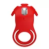 Віброкільце PRETTY LOVE - VIBRATION PENIS RING, Ruben, 7 vibration functions red