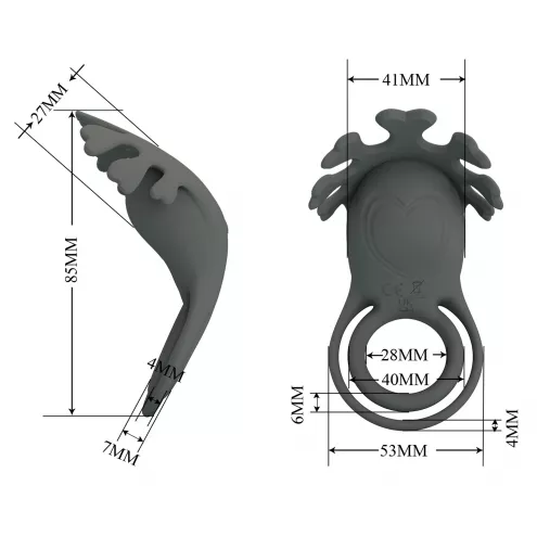 Виброкольцо PRETTY LOVE Master ring, 7 vibration functions Memory function