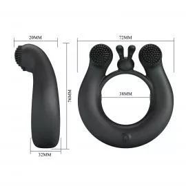 Віброкільце PRETTY LOVE DAHLIA, 12 vibration functions memory function - 11