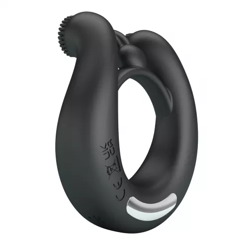 Віброкільце PRETTY LOVE DAHLIA, 12 vibration functions memory function