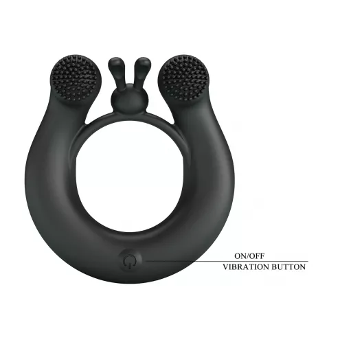 Віброкільце PRETTY LOVE DAHLIA, 12 vibration functions memory function