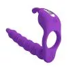 Віброкільце PRETTY LOVE Blackney purple, 7 vibration functions Memory function