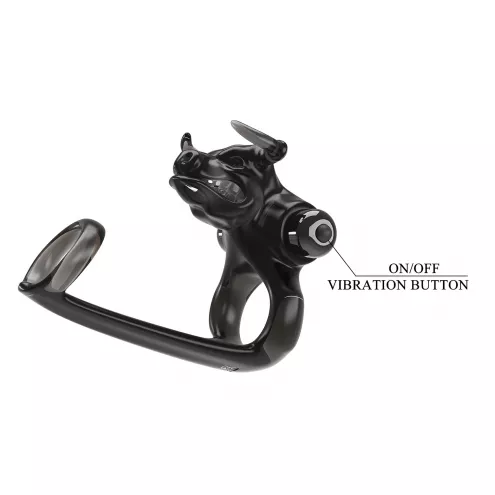 Віброкільце PRETTY LOVE BULL WARRIOR, 10 vibration functions