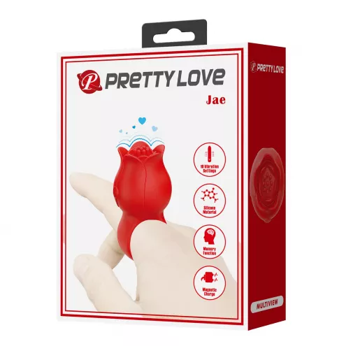 Виброкольцо на палец PRETTY LOVE JAE, 10 vibration functions, Silicone ABS