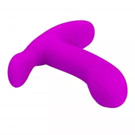 Вібратор PRETTY LOVE- Geri Purple, 12 vibration functions 3 licking settings Wireless remote contro - 7
