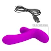 Вибратор PRETTY LOVE- Geri Purple, 12 vibration functions 3 licking settings Wireless remote contro