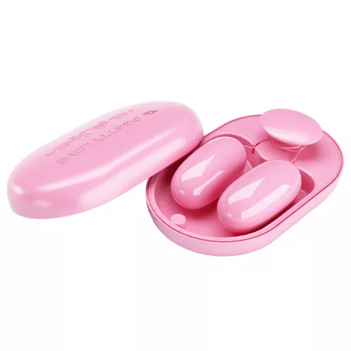 Віброкулі PRETTY LOVE - Fun Box Pink, 12 vibration functions